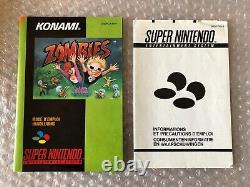 Zombies / Super Nintendo / Complet Tres Bon Etat Version Française FAH